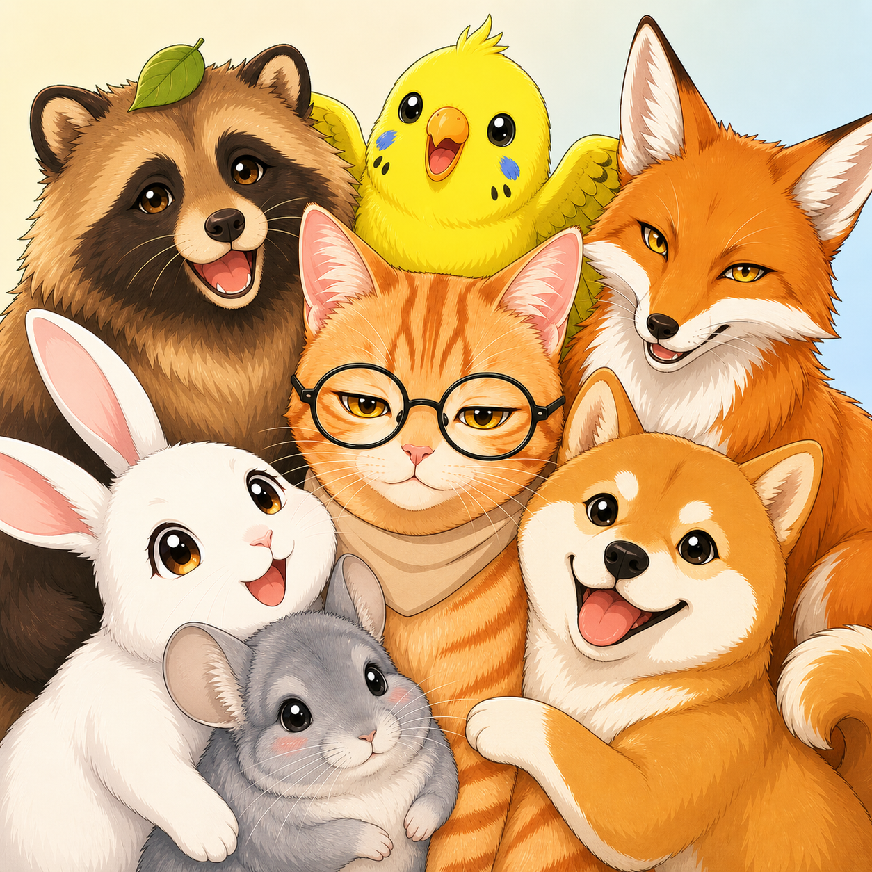 わきまえようAIエージェント キャラクター7体